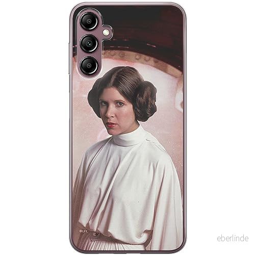 ERT GROUP mobiltelefonfodral för Samsung A14 4G/5G originalt och officiellt licensierat Star Wars mönster Leia 001 optimalt anpassad till formen på mobiltelefonen, fodral tillverkad av TPU plast 5905511836856