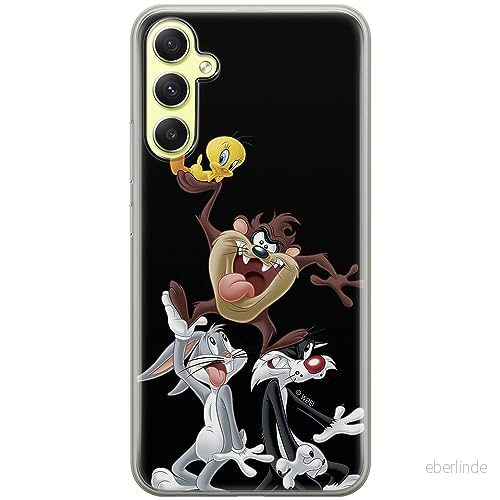 ERT GROUP mobiltelefonfodral för Samsung A34 5G originalt och officiellt licensierat Looney Tunes mönster 001 optimalt anpassad till formen på mobiltelefonen, fodral tillverkad av TPU plast 5905511792619