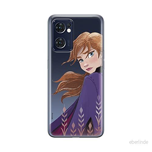 ERT GROUP mobiltelefonfodral för Oppo RENO 7 5G originalt och officiellt licensierat Disney mönster Anna 002 optimalt anpassad till formen på mobiltelefonen, gedeeltelijk transparant 5905511307967
