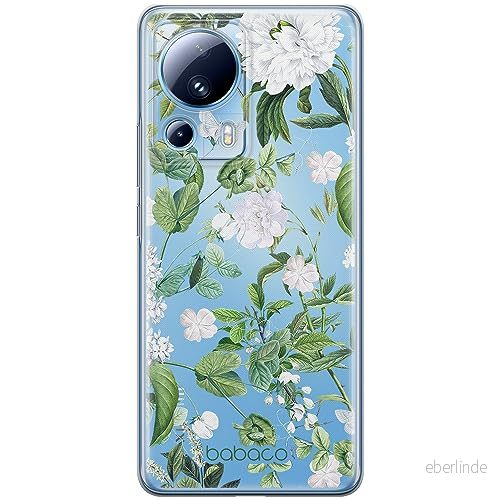 ERT GROUP mobiltelefonfodral för Xiaomi 13 LITE/CIVI 2 originalt och officiellt licensierat Babaco mönster Flowers 034 optimalt anpassad till formen på mobiltelefonen, gedeeltelijk transparant 5905511927073