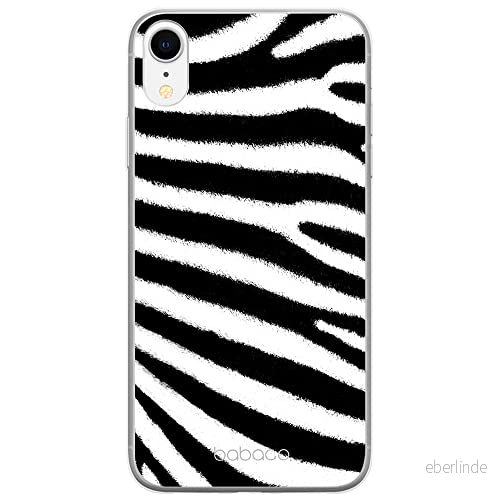 ERT GROUP mobiltelefonfodral för Apple Iphone XR originalt och officiellt licensierat Babaco mönster Animals 006 Vit optimalt anpassad till formen på mobiltelefonen, fodral tillverkad av TPU plast 5903537751917