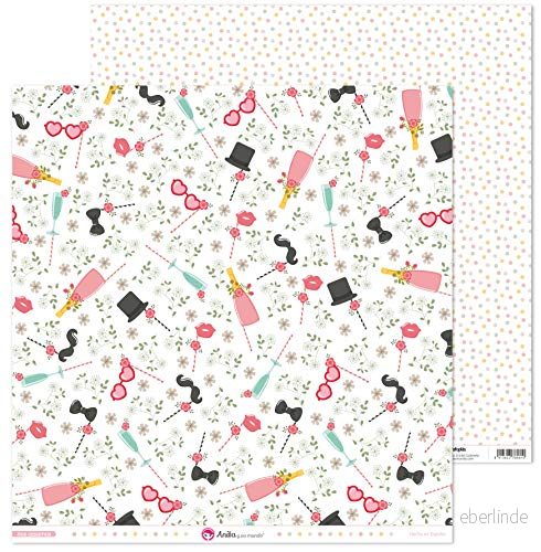Anita y Su Mundo Samling Vi gifte oss Scrapbooking, Paper, Party, 30,5 x cm 8413623786060