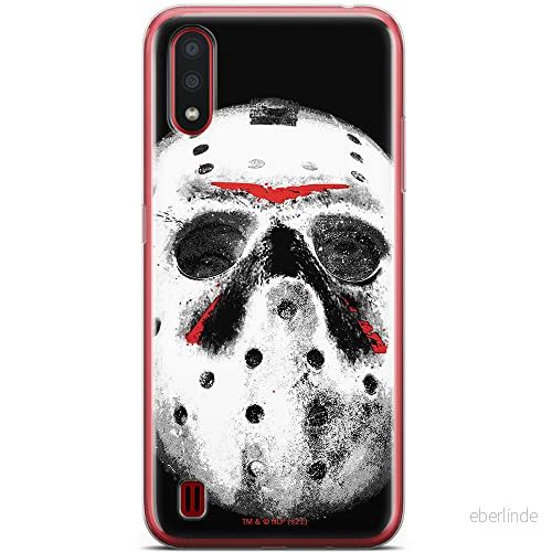 ERT GROUP mobiltelefonfodral för Samsung A01 originalt och officiellt licensierat Horror mönster Friday the 13th 015 optimalt anpassad till formen på mobiltelefonen, fodral tillverkad av TPU plast 5905511114176