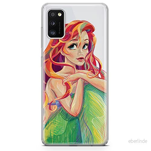 ERT GROUP mobiltelefonfodral för Samsung A41 originalt och officiellt licensierat Disney mönster Ariel 004 optimalt anpassad till formen på mobiltelefonen, gedeeltelijk transparant 5903537508412