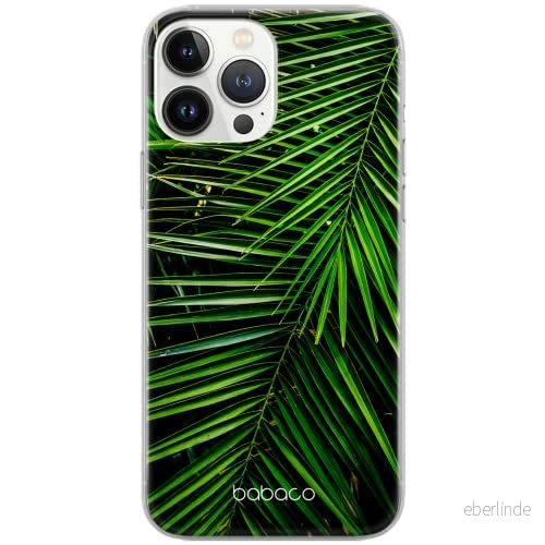 ERT GROUP mobiltelefonfodral för Apple Iphone XS Max originalt och officiellt licensierat Babaco mönster Plants 002 Vit optimalt anpassad till formen på mobiltelefonen, fodral tillverkad av TPU plast 5903537753607