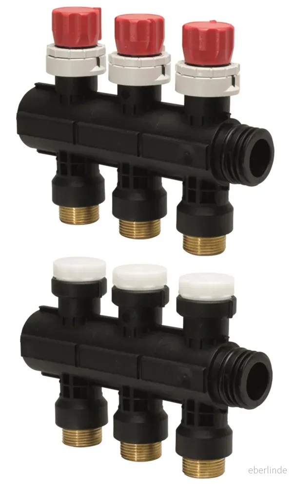 Uponor Pro 1 Euro-Cone Fördelare G25 x G20 - 6 avstick 4016203841261