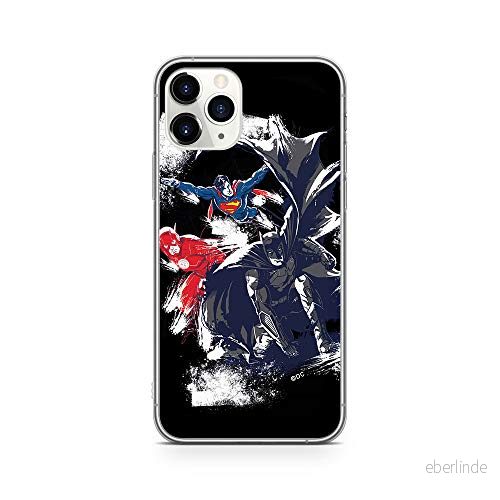 ERT GROUP mobiltelefonfodral för Apple Iphone 11 PRO originalt och officiellt licensierat DC mönster Justice League 002 Vit anpassad till formen på mobiltelefonen, fodral tillverkad av TPU plast 5902980824162