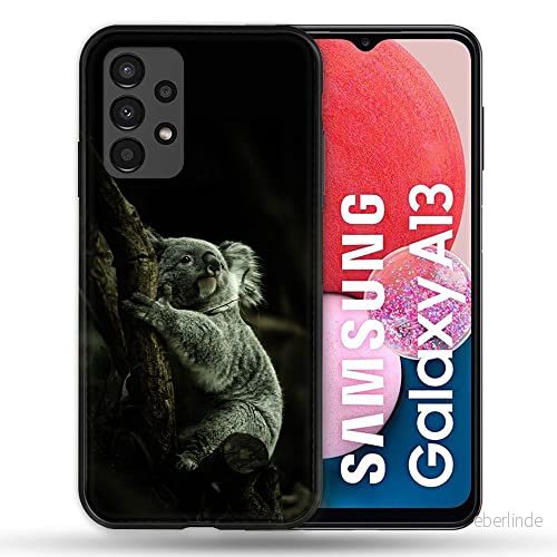 Fodral för Samsung Galaxy A13 koala djur svart 3614848279978