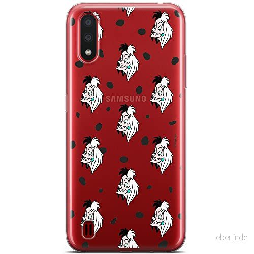 ERT GROUP mobiltelefonfodral för Samsung A01 originalt och officiellt licensierat Disney mönster Cruella 005 optimalt anpassad till formen på mobiltelefonen, gedeeltelijk transparant 5904805416538