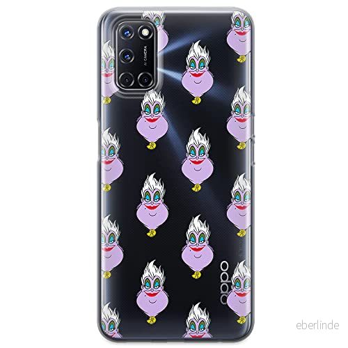 ERT GROUP mobiltelefonfodral för Oppo A92/ A72/ A52 originalt och officiellt licensierat Disney mönster Ursula 003 optimalt anpassad till formen på mobiltelefonen, gedeeltelijk transparant 5903040201381