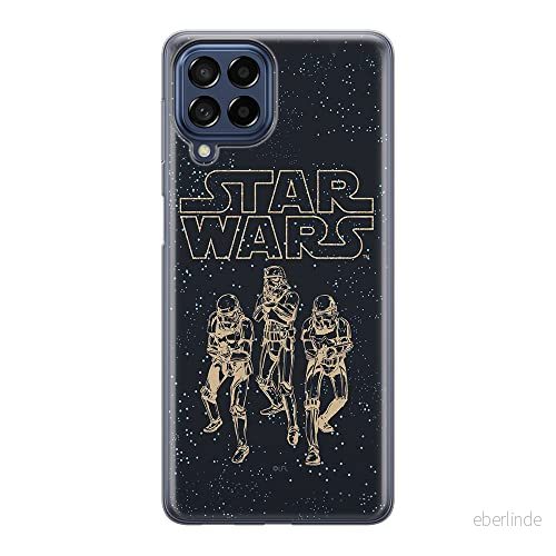 ERT GROUP mobiltelefonfodral för Samsung M33 5G originalt och officiellt licensierat Star Wars mönster 005 optimalt anpassad till formen på mobiltelefonen, fodral tillverkad av TPU plast 5905511348960