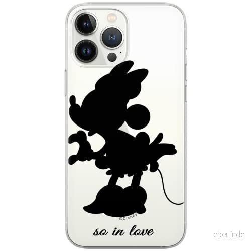 ERT GROUP mobiltelefonfodral för Samsung S10 PLUS originalt och officiellt licensierat Disney mönster Minnie 002 Vit optimalt anpassad till formen på mobiltelefonen, gedeeltelijk transparant 5903040645086