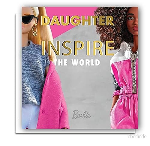 dotter födelsedagskort, Barbie födelsedagskort för 5060923129245