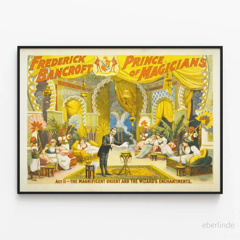Vintageposter Frederick Bancroft Magikernas prins