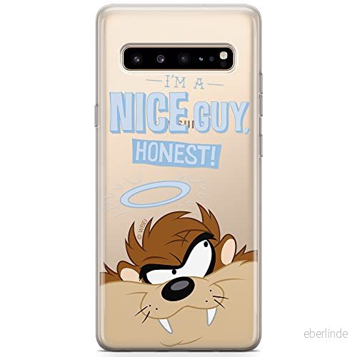 ERT GROUP Mobiltelefonskal för Samsung S10 5G original och officiellt licensierat Looney Tunes mönster 003 anpassad perfekt till mobiltelefonens form, delvis transparent 5904805505454