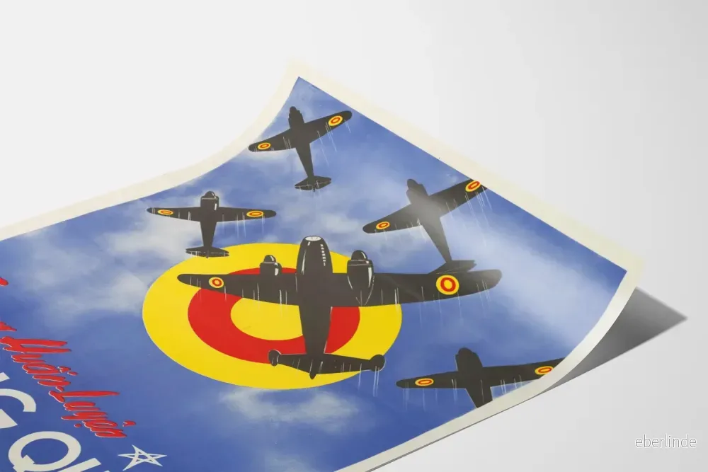 Vintageposter Trường Huấn Luyện Không Quân Vietnam - Bild 3