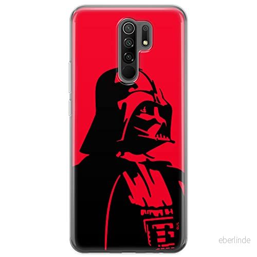 ERT GROUP mobiltelefonfodral för Xiaomi REDMI 9 originalt och officiellt licensierat Star Wars mönster Darth Vader 019 optimalt anpassad till formen på mobiltelefonen, fodral tillverkad av TPU plast 5903040293904