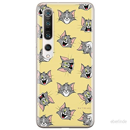 ERT GROUP mobiltelefonfodral för Xiaomi MI 10 / PRO originalt och officiellt licensierat Tom and Jerry mönster 007 anpassad till formen på mobiltelefonen, fodral tillverkad av TPU plast 5904805256721