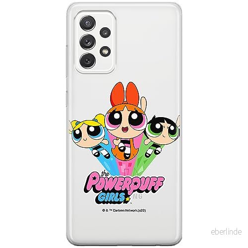 ERT GROUP mobiltelefonfodral för Samsung A73 5G originalt och officiellt licensierat The Powerpuff Girls mönster 029, gedeeltelijk transparant 5905511973490