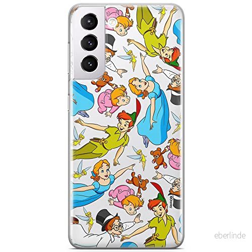 ERT GROUP mobiltelefonfodral för Samsung S21 originalt och officiellt licensierat Disney mönster Peter Pan 002 optimalt anpassad till formen på mobiltelefonen, gedeeltelijk transparant 5905131790002