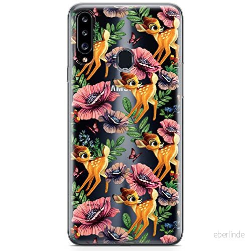 ERT GROUP mobiltelefonfodral för Samsung A20S originalt och officiellt licensierat Disney mönster Bambi 015 optimalt anpassad till formen på mobiltelefonen, gedeeltelijk transparant 5904805375668