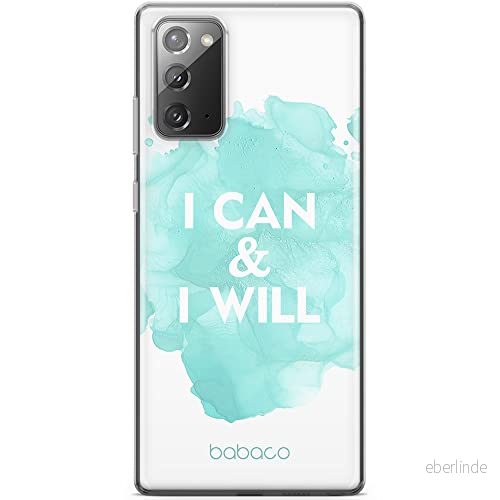 ERT GROUP mobiltelefonfodral för Samsung GALAXY NOTE 20 originalt och officiellt licensierat Babaco mönster Positive vibes 001 anpassad till formen på mobiltelefonen, fodral tillverkad av TPU plast 5903932956290