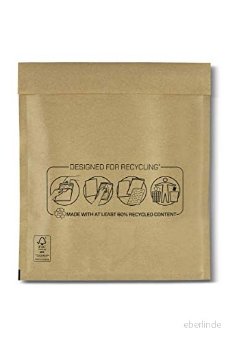 Bankers Box bubbelkuvert vadderade kuvert fraktpåsar för ömtåliga föremål, miljövänlig, självhäftande stängning, 24 x 33 cm (10 pack) 43859771653
