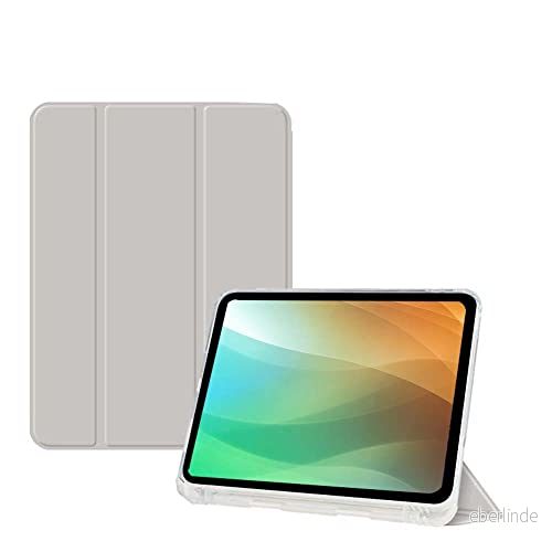 BXGH ipad 10,2 tums fodral 7/8/9:e generationens skydd 2019/2020/2021, skyddande läderfodral, justerbart stativ, automatisk väckning/sömn smart för Apple tum (grå) 9011704887409