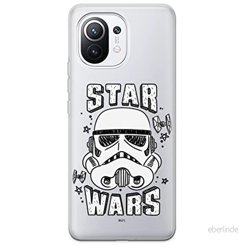 ERT GROUP mobiltelefonfodral för Xiaomi 11 originalt och officiellt licensierat Star Wars mönster Stormtrooper 013 optimalt anpassad till formen på mobiltelefonen, gedeeltelijk transparant 5903537116099