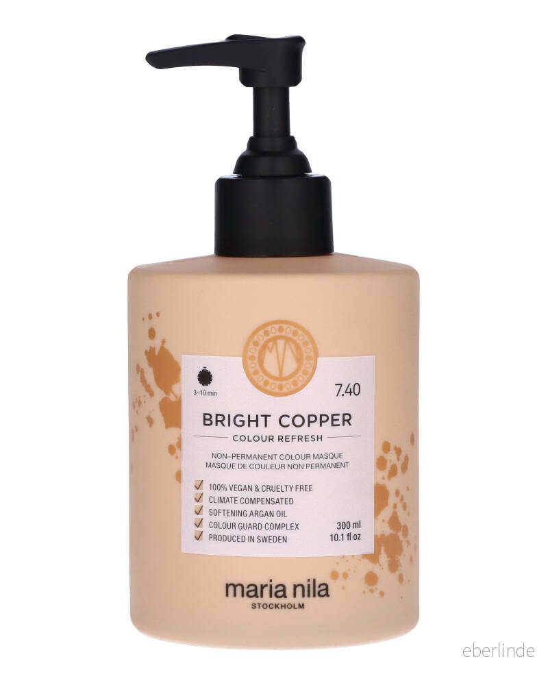Maria Nila Colour Refresh Färgmask Bright Copper 300 ml 7391681037045