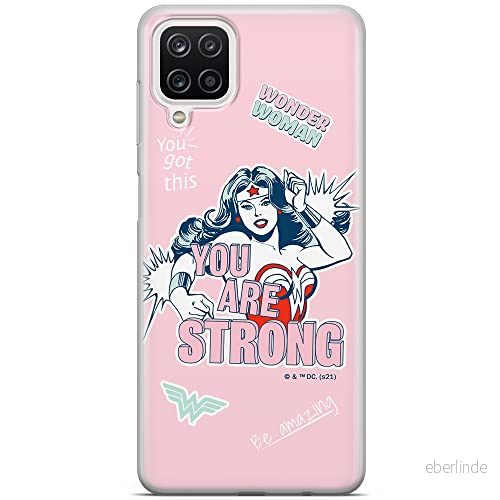 ERT GROUP mobiltelefonfodral för Samsung A12 / M12 originalt och officiellt licensierat DC mönster Wonder Woman 025 optimalt anpassad till formen på mobiltelefonen, fodral tillverkad av TPU plast 5903932932102