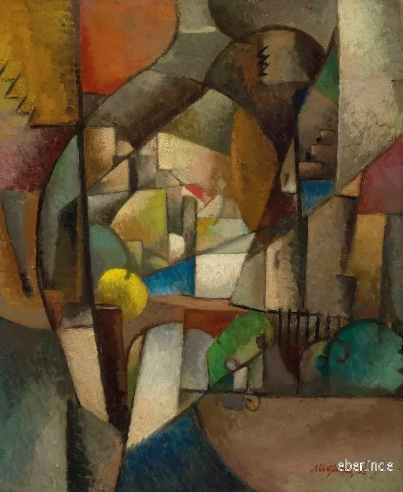 Målning Le Pêcheur - Albert Gleizes | Konsttryck - Bild 2