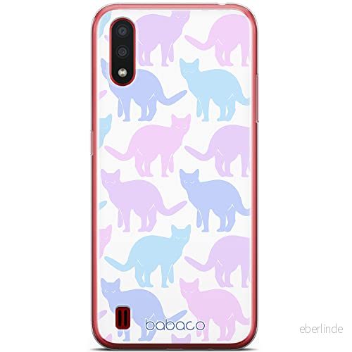 ERT GROUP mobiltelefonfodral för Samsung A01 originalt och officiellt licensierat Babaco mönster Cats 011 optimalt anpassad till formen på mobiltelefonen, fodral tillverkad av TPU plast 5905131052964