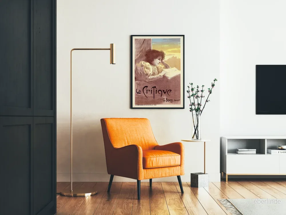 Vintageposter La Critique – Elegant Väggdekoration - Bild 2