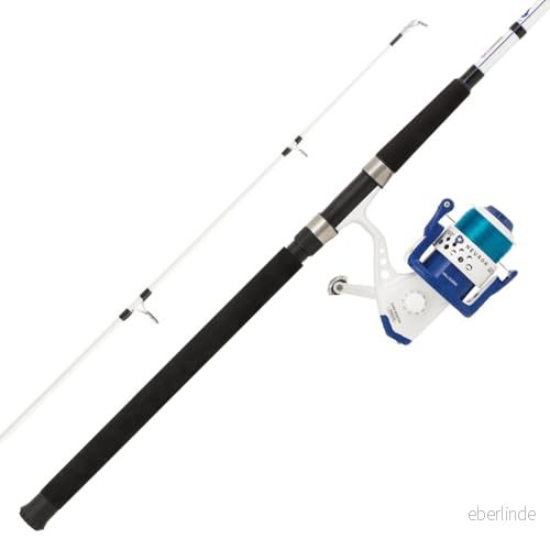 mitchell Spinning Combo, Neuron makrillspö Rullkombinationer, Predator Båtfiske, Kanal, Stilla Vatten, Sötvatten, Havsfiske Sportfiskare, Förspolad med Lina, mörkblå, 6000, 2.10m, 100 300 g 22021616985