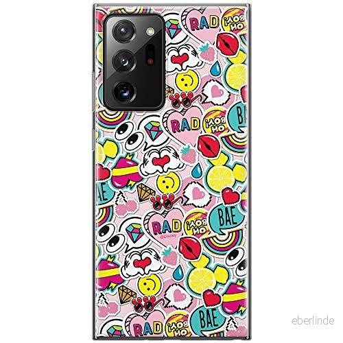 ERT GROUP mobiltelefonfodral för Samsung GALAXY NOTE 20 ULTRA originalt och officiellt licensierat Disney mönster Mickey & Minnie 014, fodral tillverkad av TPU plast 5903040354384