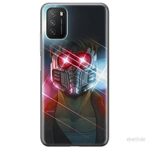 ERT GROUP mobiltelefonfodral för Xiaomi REDMI 9T originalt och officiellt licensierat Marvel mönster Star Lord 003 optimalt anpassad till formen på mobiltelefonen, fodral tillverkad av TPU plast 5904805604607