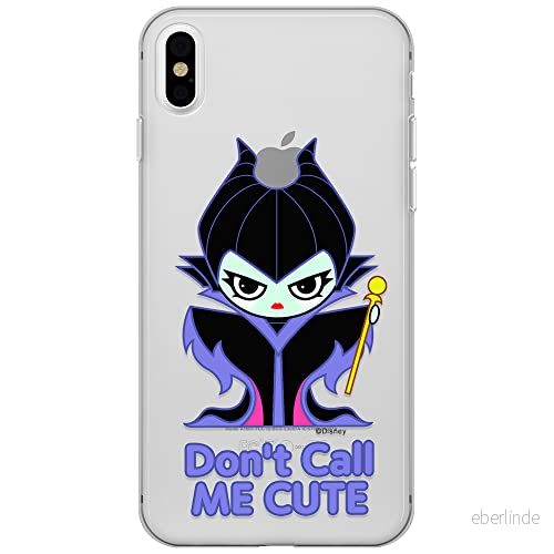 ERT GROUP mobiltelefonfodral för Iphone X/XS originalt och officiellt licensierat Disney mönster Maleficent 003 optimalt anpassad till formen på mobiltelefonen, gedeeltelijk transparant 5905131478528