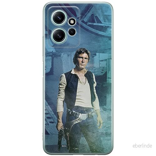 ERT GROUP mobiltelefonfodral för Xiaomi REDMI NOTE 12 4G originalt och officiellt licensierat Star Wars mönster Han Solo 001 anpassad till formen på mobiltelefonen, fodral tillverkad av TPU plast 5905511954956
