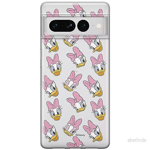 ERT GROUP mobiltelefonfodral för Google PIXEL 7 PRO originalt och officiellt licensierat Disney mönster Daisy 007 optimalt anpassad till formen på mobiltelefonen, gedeeltelijk transparant 5905795161439