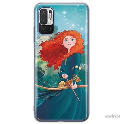 ERT GROUP mobiltelefonfodral för Xiaomi REDMI NOTE 10 5G / POCO M3 PRO originalt och officiellt licensierat Disney mönster Merida 002, fodral tillverkad av TPU plast 5904805617010