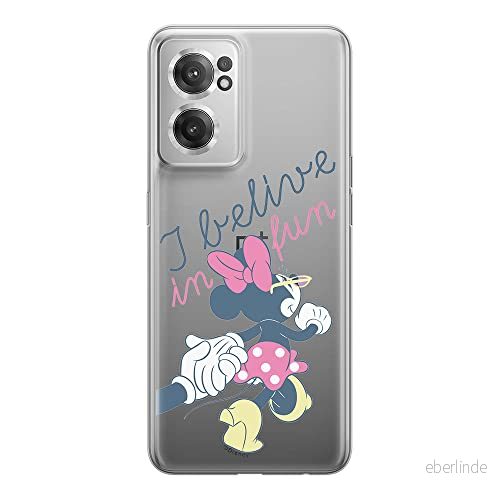 ERT GROUP mobiltelefonfodral för Oneplus NORD CE 2 originalt och officiellt licensierat Disney mönster Minnie 005 optimalt anpassad till formen på mobiltelefonen, gedeeltelijk transparant 5905511297336