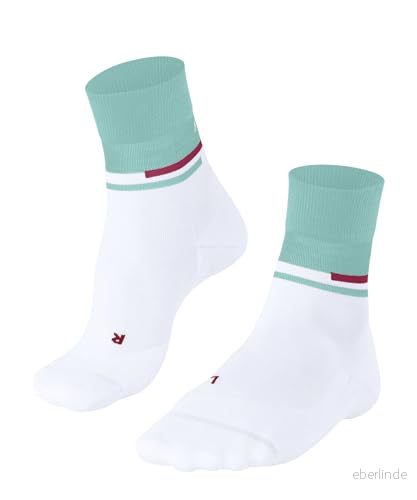 FALKE löparstrumpor för kvinnor RU Compression Stabilizing W SO Lyocell funktionellt material med kompression 1 par, vit (White 2001), 3738 4067112673405