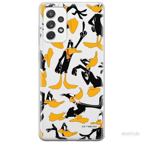 ERT GROUP mobiltelefonfodral för Samsung A53 5G originalt och officiellt licensierat Looney Tunes mönster Duffy 002 optimalt anpassad till formen på mobiltelefonen, gedeeltelijk transparant 5905511665265