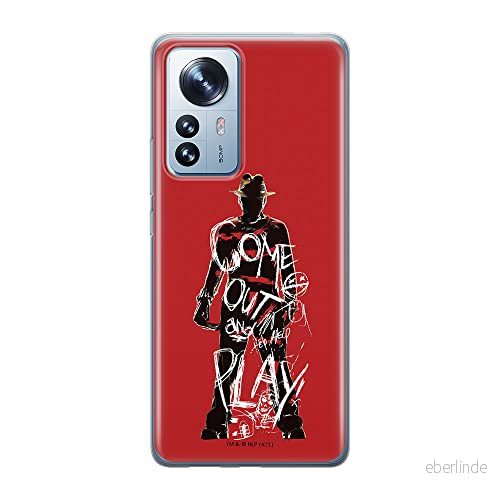 ERT GROUP mobiltelefonfodral för Xiaomi 12 PRO originalt och officiellt licensierat Horror mönster Nightmare of Elm Street 006 anpassad till formen på mobiltelefonen, fodral tillverkad av TPU plast 5905511532505