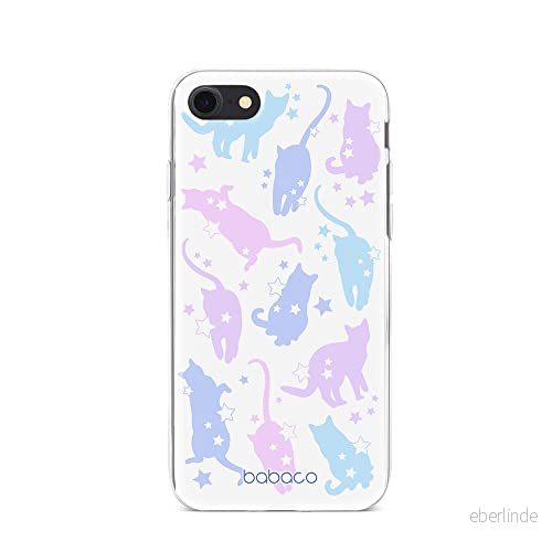 ERT GROUP mobiltelefonfodral för Iphone 7/8/ SE 2/ 3 originalt och officiellt licensierat Babaco mönster Cats 016 optimalt anpassad till formen på mobiltelefonen, fodral tillverkad av TPU plast 5905131098443