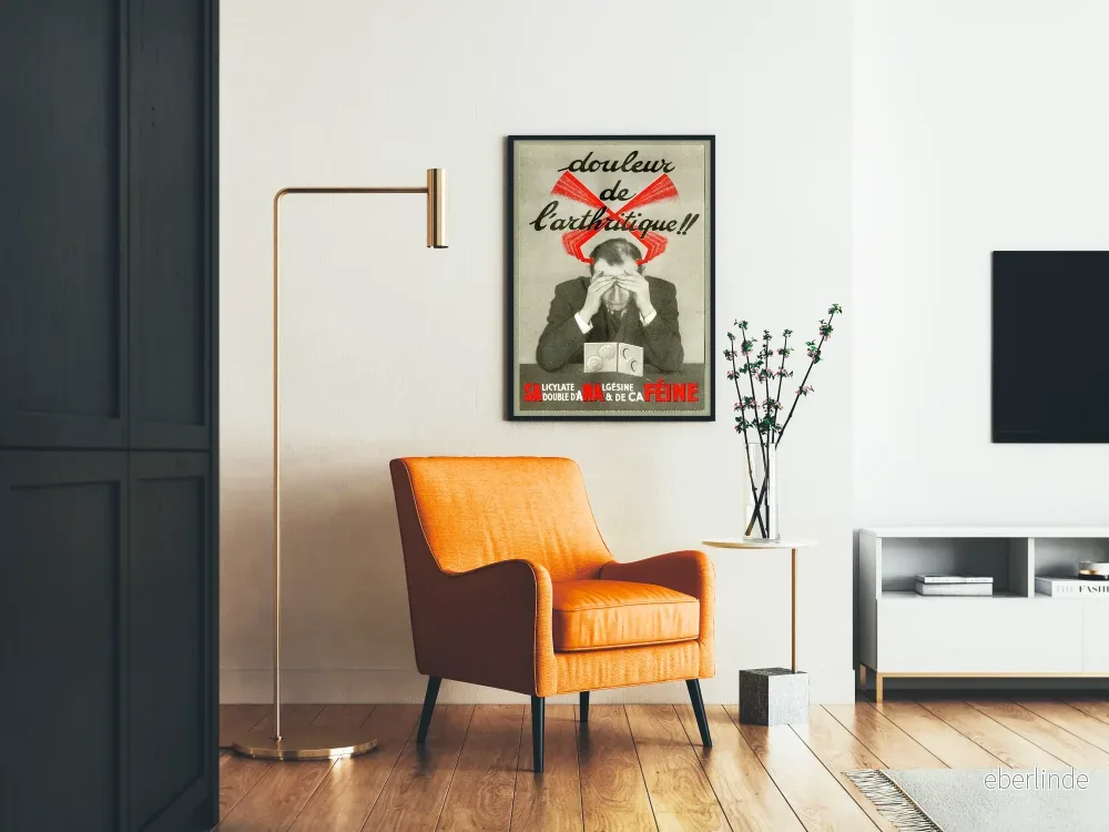 Vintage affisch för artritssmärta - Retro väggdekoration - Bild 2