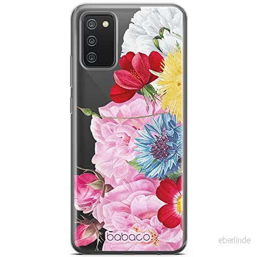 ERT GROUP mobiltelefonfodral för Samsung A02S originalt och officiellt licensierat Babaco mönster Flowers 056 optimalt anpassad till formen på mobiltelefonen, gedeeltelijk transparant 5905131361974