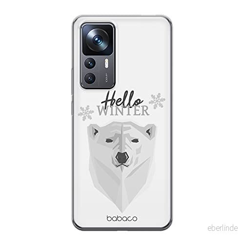 ERT GROUP mobiltelefonfodral för Xiaomi 12T/12T pro/K50 Ultra originalt och officiellt licensierat Babaco mönster Winter 003 anpassad till formen på mobiltelefonen, fodral tillverkad av TPU plast 5905511577414