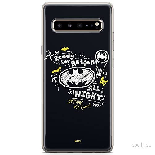 ERT GROUP Mobiltelefonskal för Samsung S10 5G original och officiellt licenserat DC mönster Batman 014 anpassad till mobiltelefonens form, TPU fodral 5904805501425